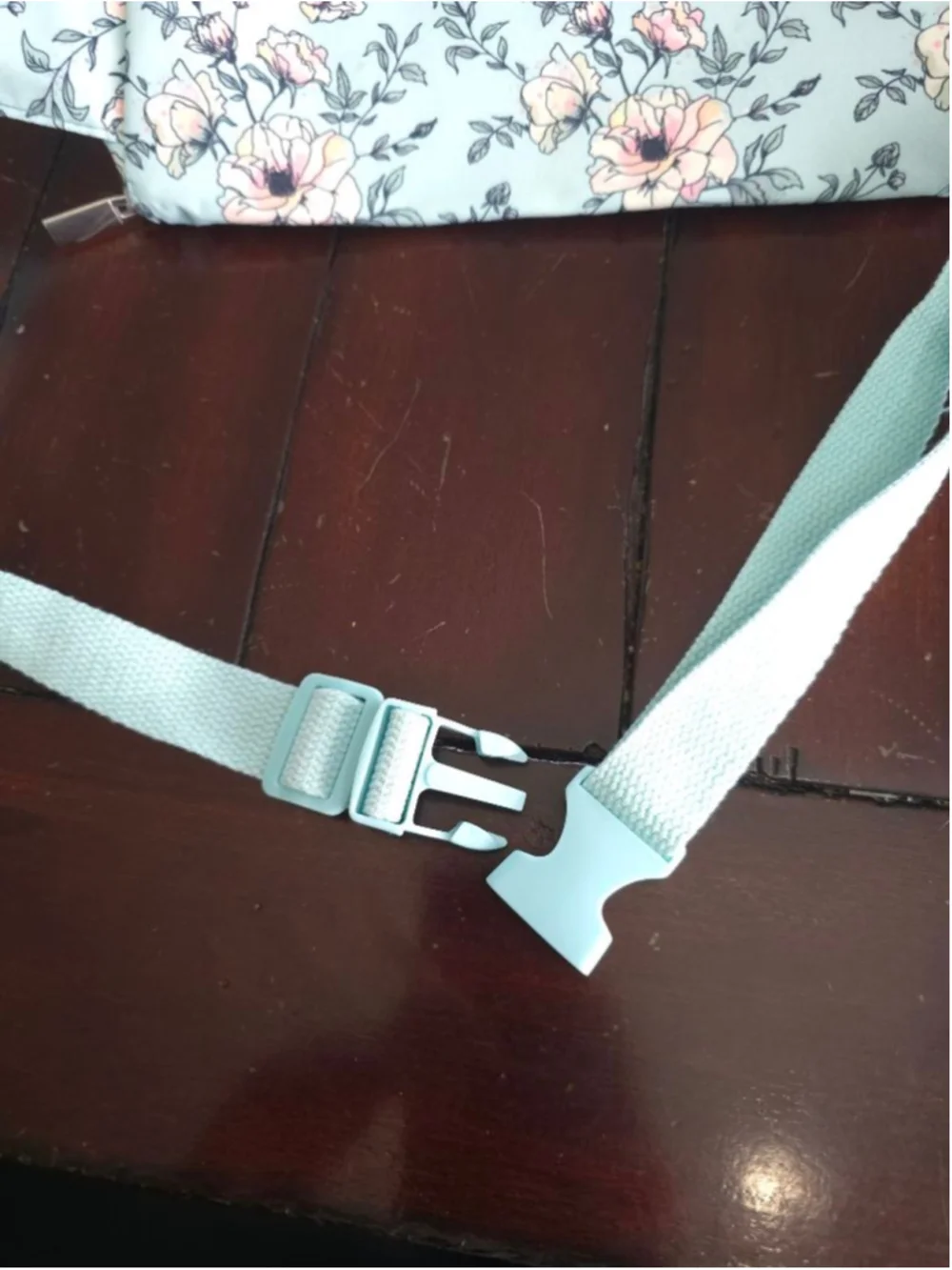 Women's NWT Light Blue Floral Crossbody Fanny Pack Bag Cottagecore Summer